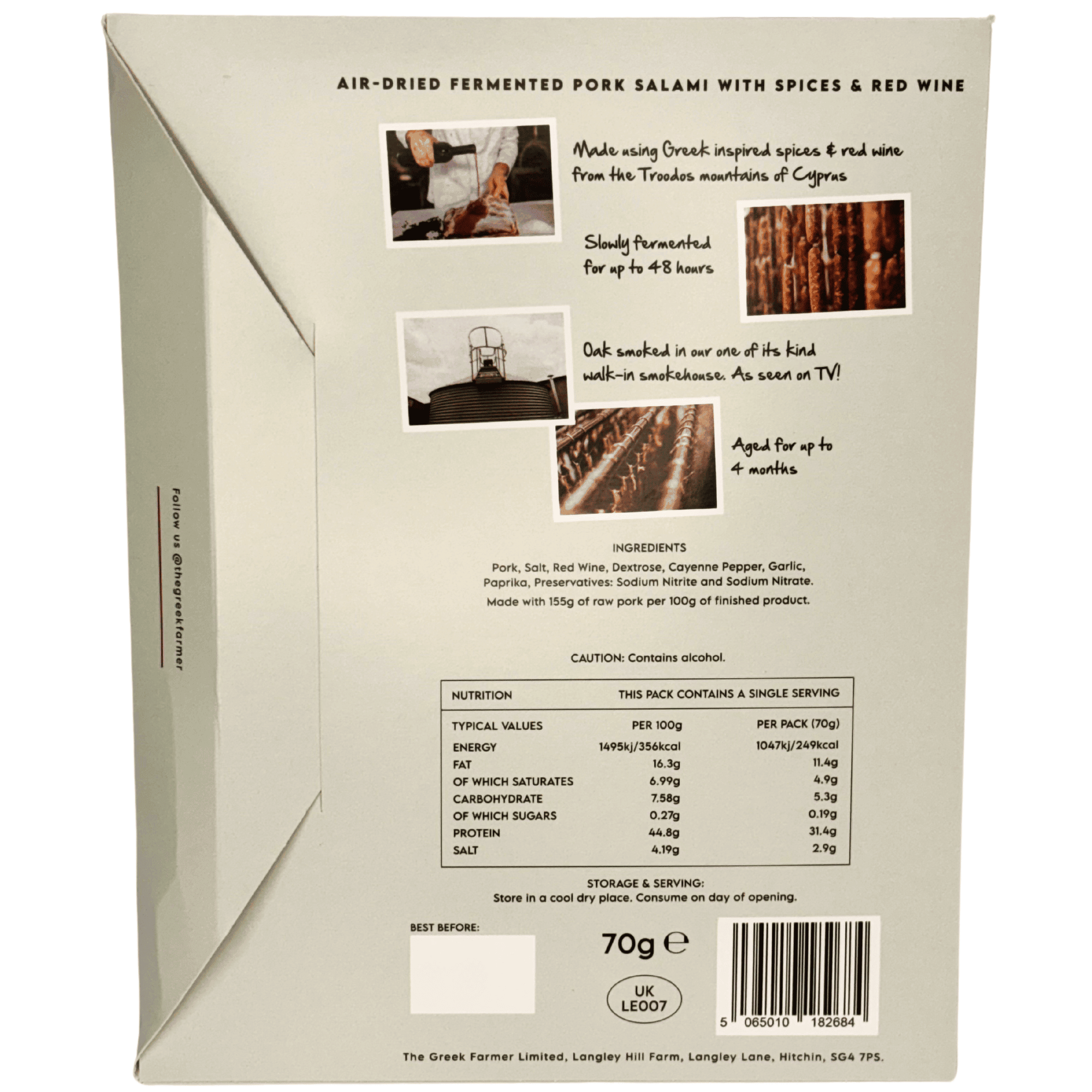 Greek Style Sliced Chorizo