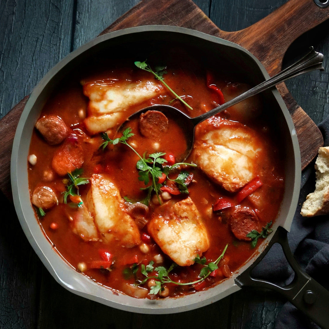 Chorizo White Fish Stew