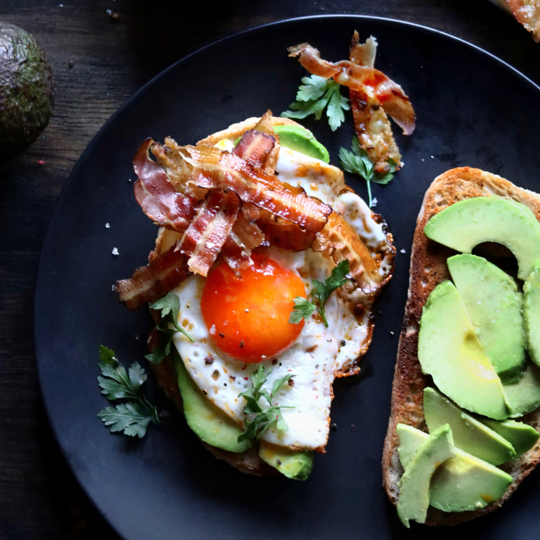 Pork Belly, Fried Egg on Sourdough
