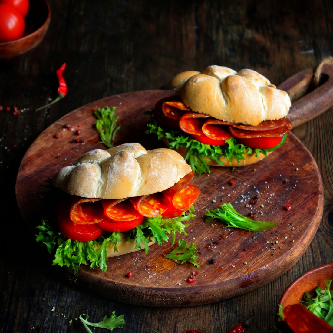 Signature Salami Sub Rolls