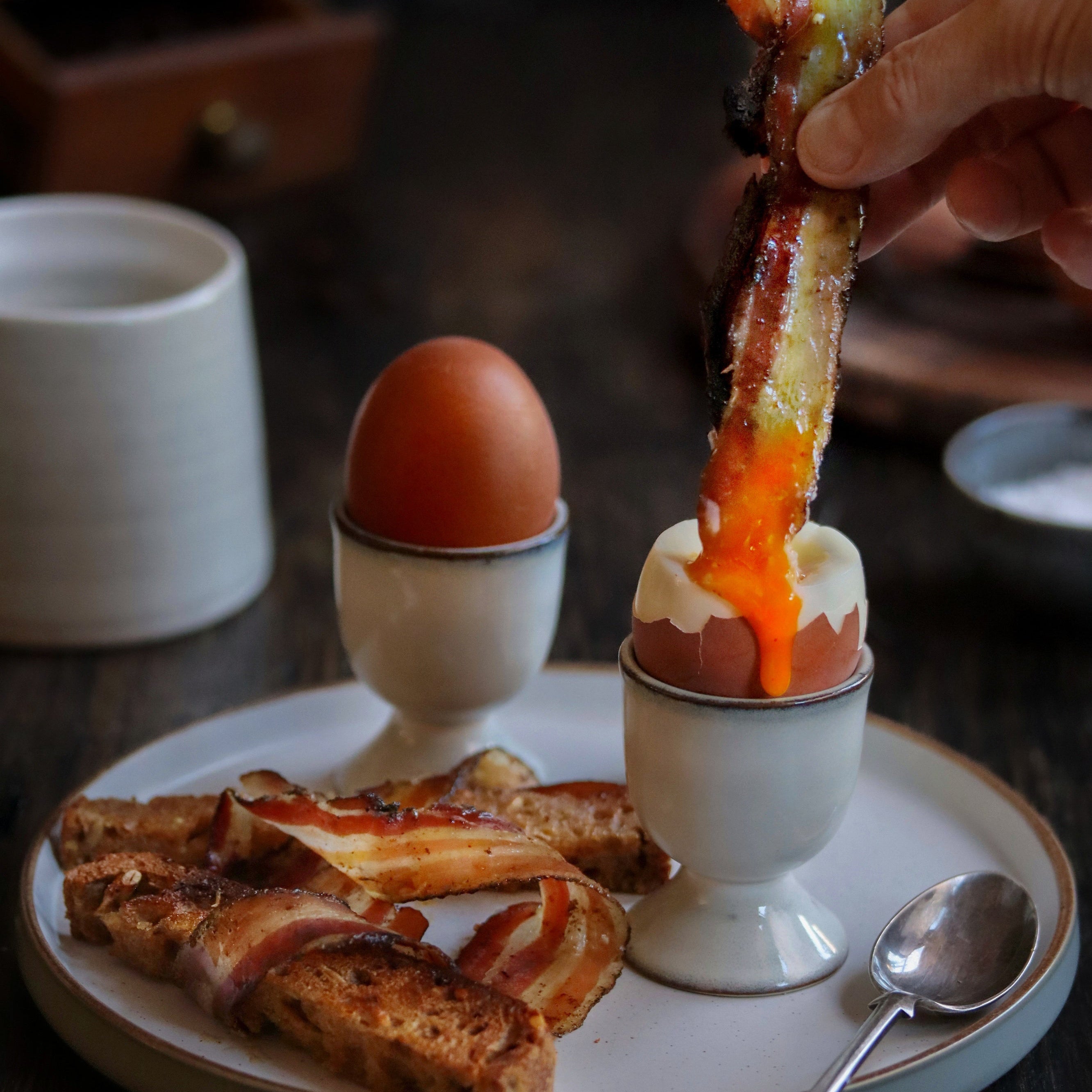 Eggs & Pork Belly Soldiers