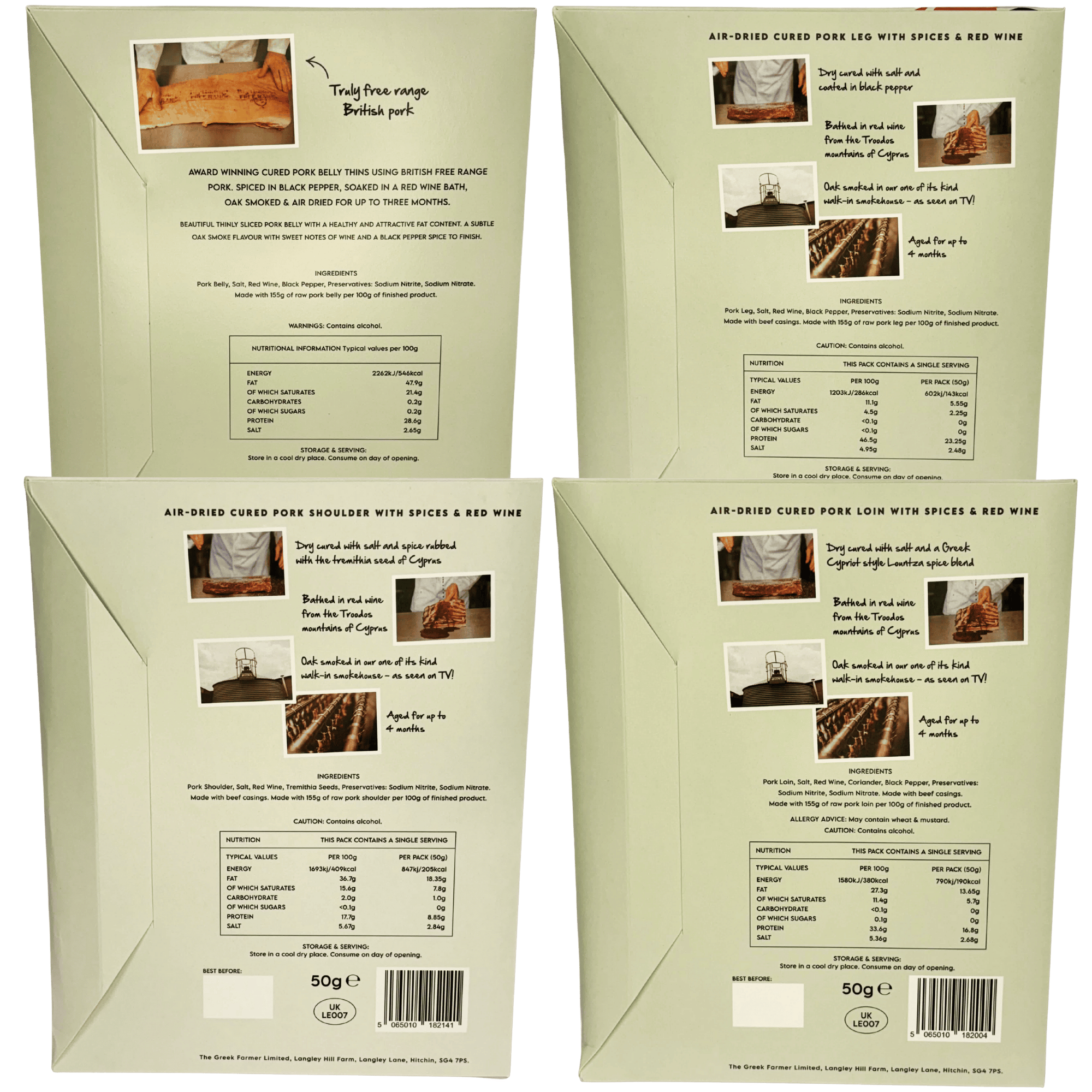 4 Piece Letterbox Charcuterie