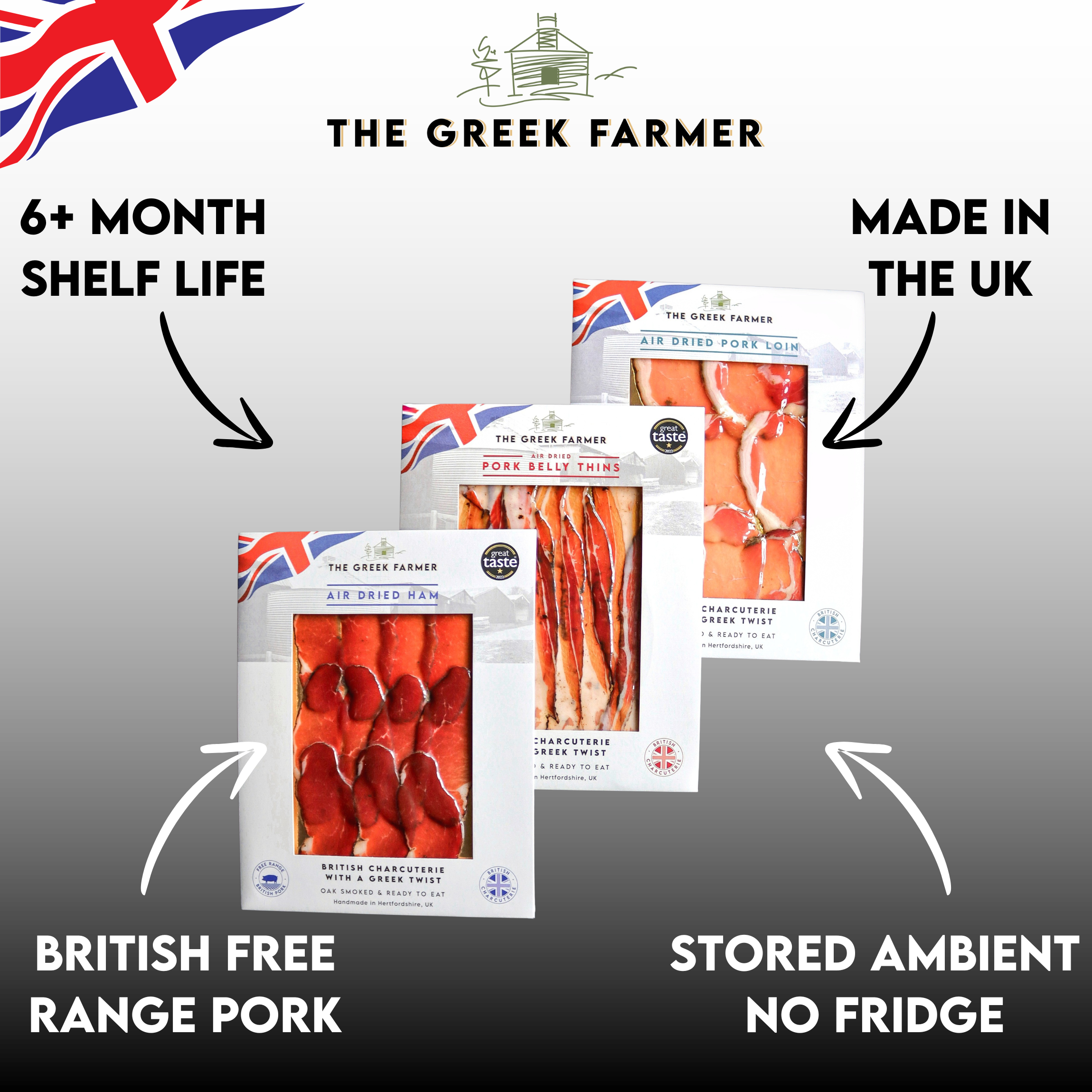 3 Piece Letterbox Charcuterie