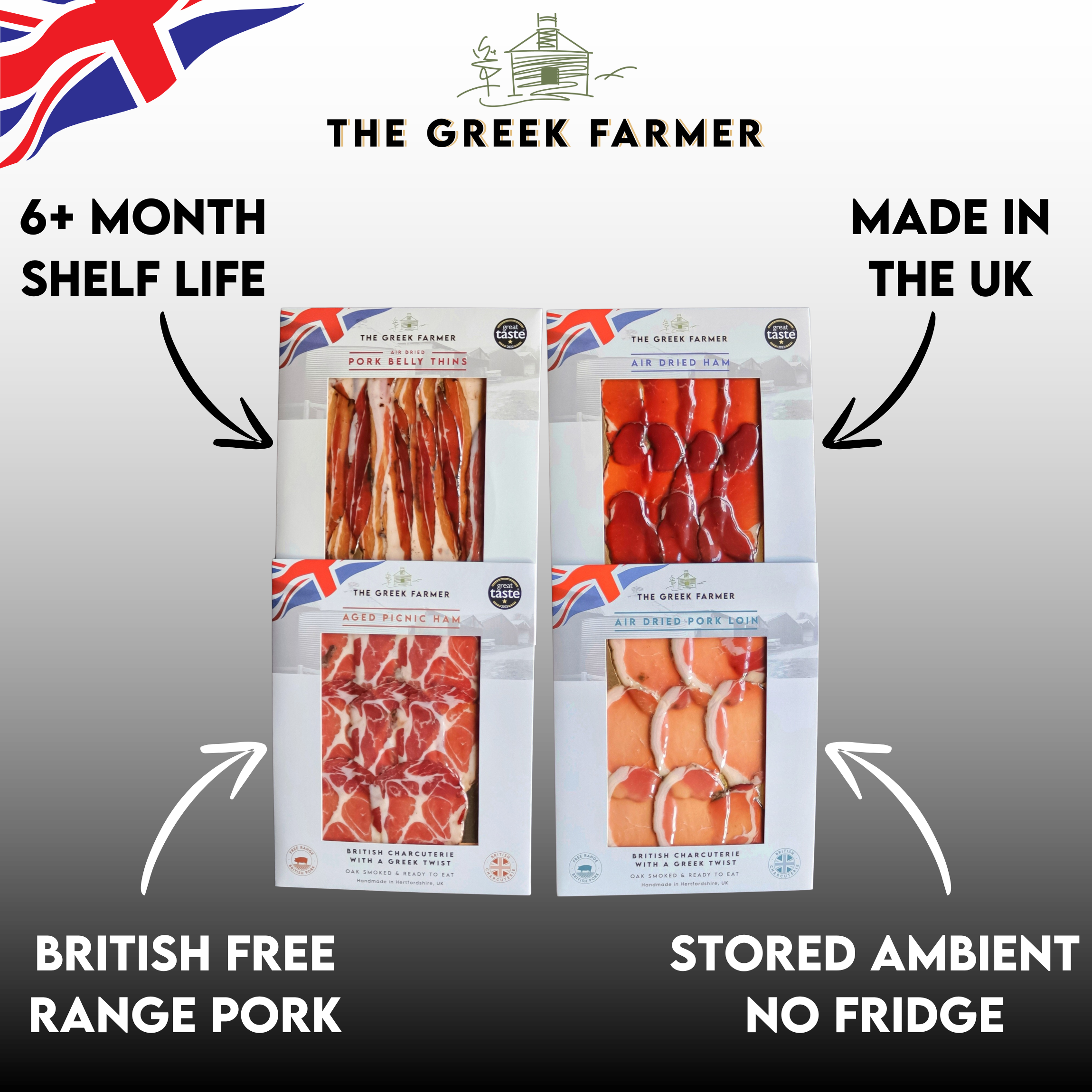 4 Piece Letterbox Charcuterie