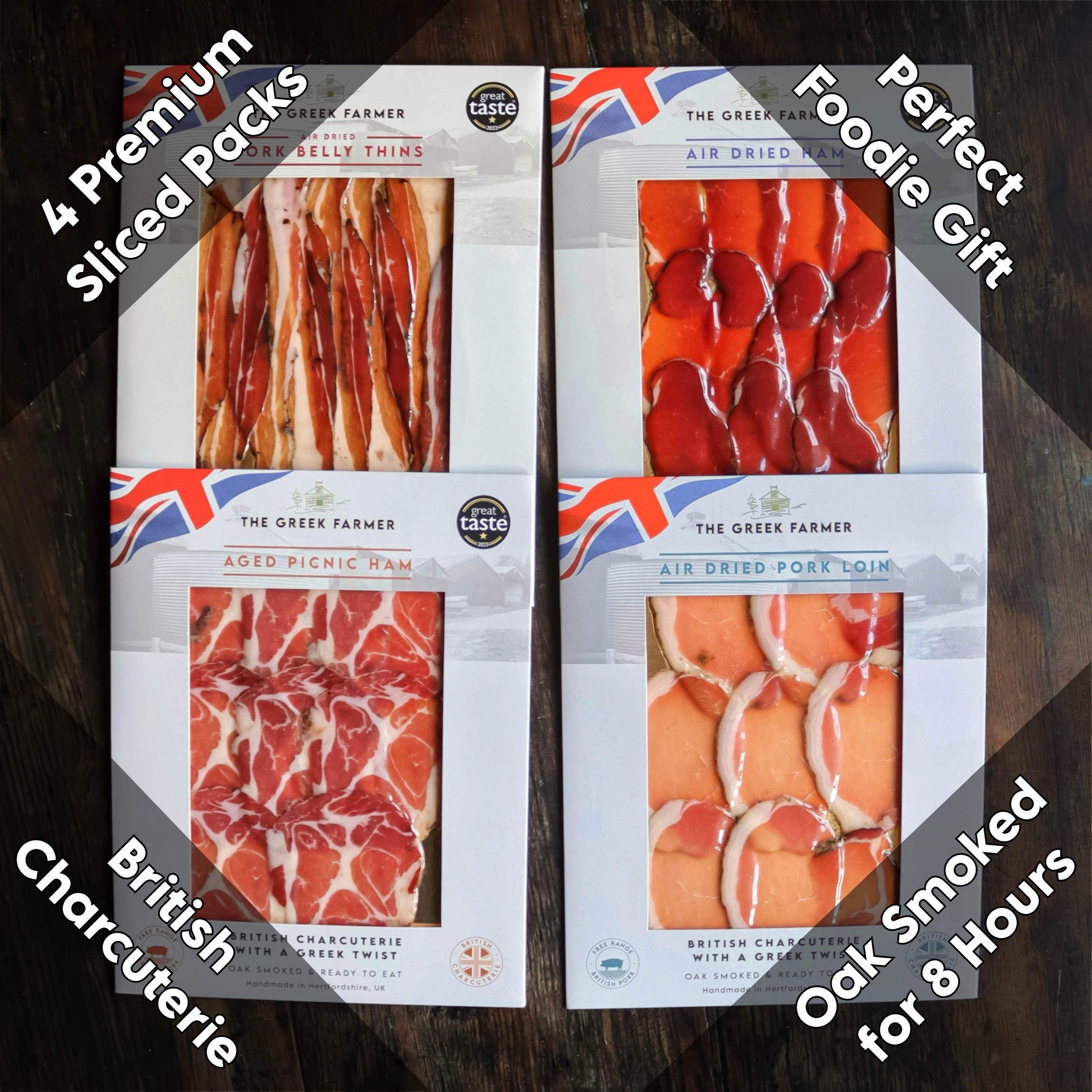 4 Piece Letterbox Charcuterie