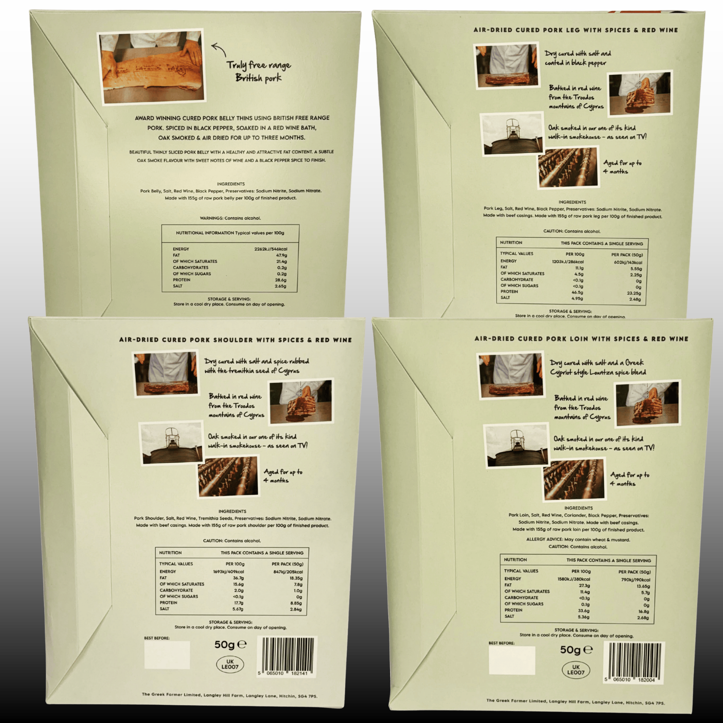 4 Piece Letterbox Charcuterie